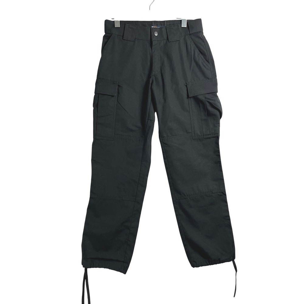 5.11 Tactical Series Womens Black Cargo Pants Ripstop Size 6 Regular TAC-105C